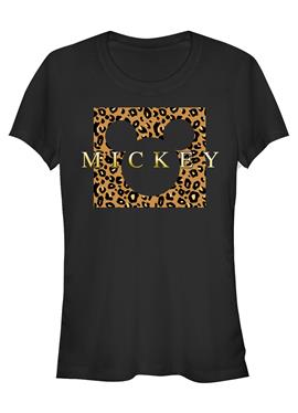 MICKEY FRIENDS LEOPARD SQUARE MICK - футболка print