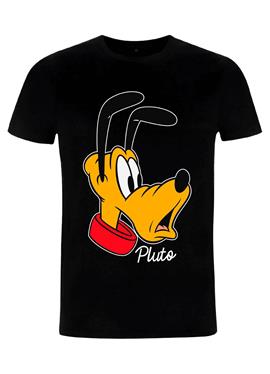 DISNEY CLASSIC MICKEY PLUTO BIG FACE - футболка print