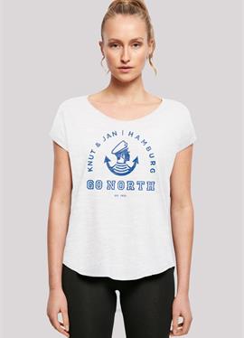 GO NORTH KNUT & JAN HAMBURG LOGO - футболка print