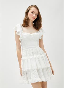 BRIDAL TIERED MINI DETAIL - платье