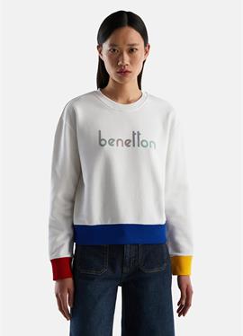 WITH LOGO PRINT - толстовка United Colors of Benetton