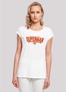 SUPERMAN MY HERO -WITH EXTENDED SHOULDER - футболка print