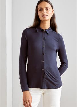 LONG SLEEVE COLLAR BUTTON PLACKET - рубашка