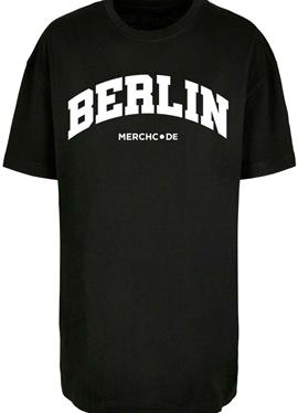 BERLIN WORDING OVERSIZED BOYFRIEND - футболка print