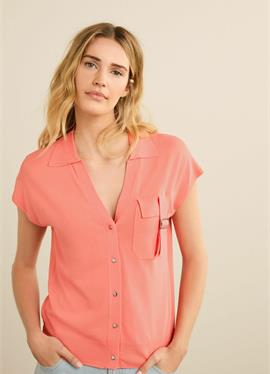 UTILITY POCKET шорты SLEEVE KNIT блузка - блузка рубашечного покроя