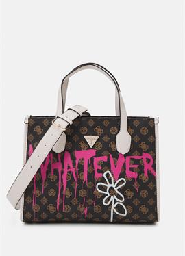 GUESS X BANKSY BRANDALISED COMPARTMENT TOTE - сумка