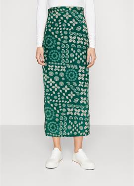 COWRIES AND SHELLPRINT MIDAXI SKIRT - длинная юбка