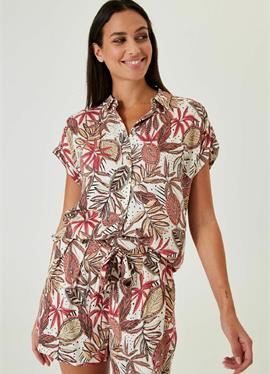 PRINT - блузка рубашечного покроя
