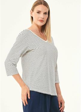 STRIPED 3/4 SLEEVE - футболка с длинным рукавом