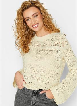 CROCHET LONG FLARE SLEEVE - кофта