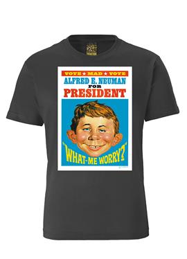 MAD - ALFRED E. NEUMANN FOR PRESIDENT - футболка print