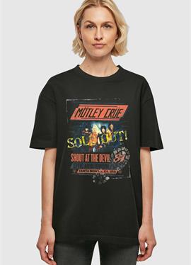 MOTLEY CRUE - SATD TOUR OVERSIZED BOYFRIEND TEE - футболка print