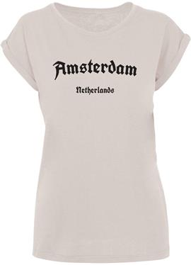 AMSTERDAM EXTENDED SHOULDER - футболка print