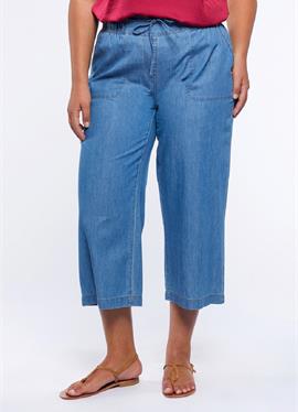 CROPPED CHAMBRAY - Flared джинсы