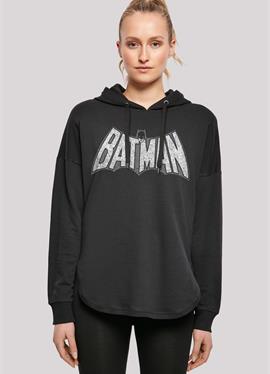 DC COMICS BATMAN OLDSCHOOL VINTAGE RETRO CRACKLE - пуловер с капюшоном