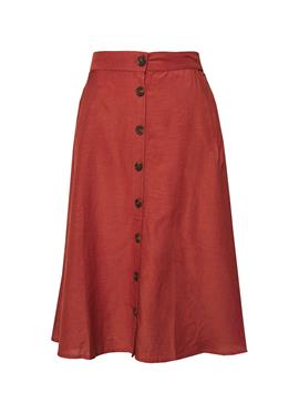 ONLVIVA LIFE NEW BUTTON SKIRT  - A-Linien-Rock