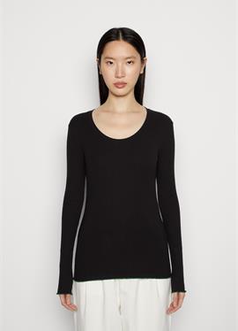 SLIM FRILL SCOOP-NK LS - кофта