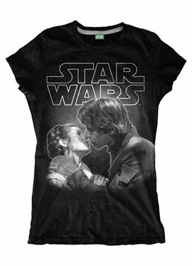 STAR WARS THE KISS KVINDER - футболка print