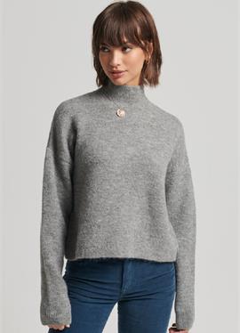 VINTAGE ESSENTIAL MOCK NECK - кофта