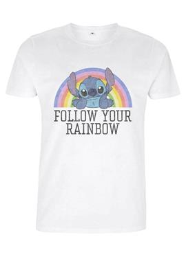LILO & STITCH STITCH RAINBOW - футболка print