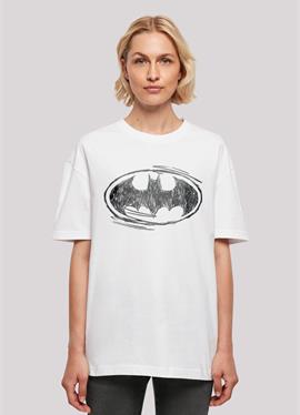 BATMAN SUPERHELD COMIC SKETCH LOGO - футболка print