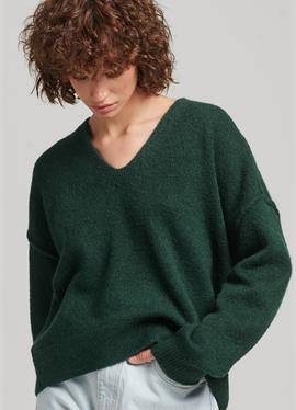 OVERSIZED V NECK - кофта