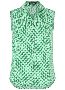 STRETCH GRAFISCHER PRINT - блузка рубашечного покроя