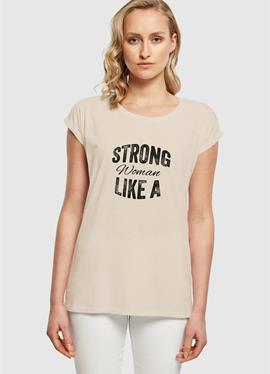 STRONG LIKE A WOMAN EXTENDED SHOULD - футболка print