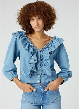WESTERN FRILL - блузка рубашечного покроя