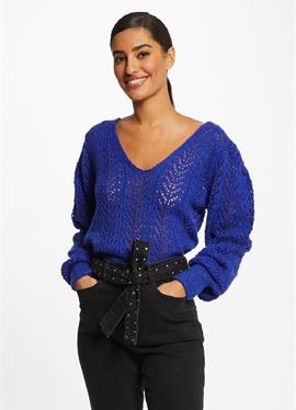 LONG SLEEVED OPENWORK DETAILS - кофта