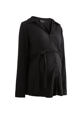 MATERNITY PLISSÃ© - блузка рубашечного покроя