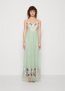 EMBROIDERED бандо SHIRRED MAXI DRESS - Ballkleid