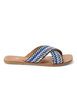 CROSSOVER MULE SANDALS - шлепанцы flach