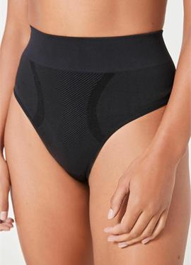 SEAMLESS FIRM TUMMY CONTROL HIGH WAISTED THONG - трусики-слипы