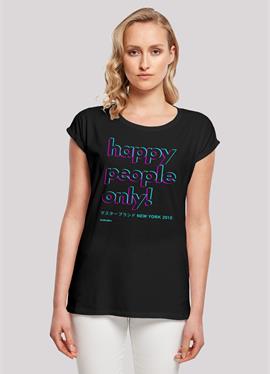 HAPPY PEOPLE ONLY NEW YORK - футболка print