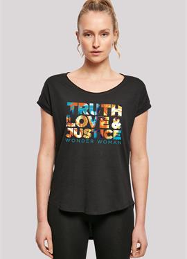 DC COMICS DIANA TRUTH LOVE JUS - футболка print
