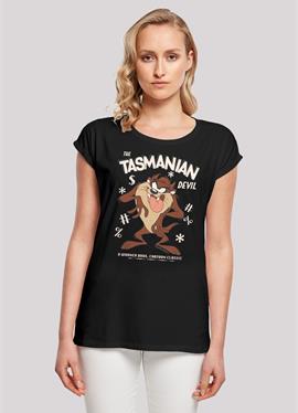 EXTENDED SHOULDER LOONEY TUNES TAZ VINTAGE TASMANIAN DEV - футболка print