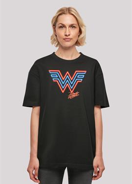 DC COMICS WOMAN 84 NEON EMBLEM - футболка print