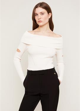 MAGLIA OFF-SHOULDERS A COSTA PIATTA - кофта