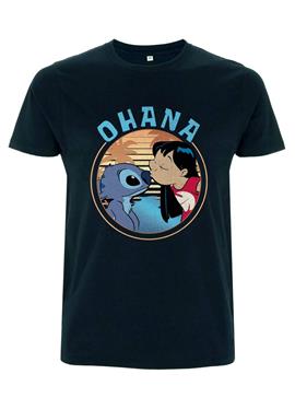 DISNEY LILO STITCH AND OHANA - футболка print