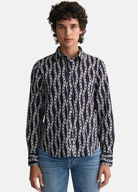 REG CHAIN PRINT VOILE - блузка рубашечного покроя
