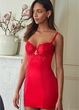 LIPSY RED EMBROIDERED CUPPED трусики-слипы - Shapewear