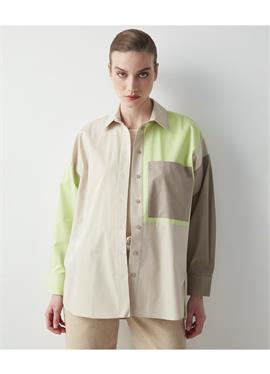 Свободный крой COLORBLOCK WITH POCKETS - блузка рубашечного покроя
