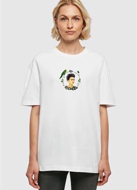 FRIDA KAHLO BOTANIC FRAME OVERSIZED BOYFRIEND TEE - футболка print