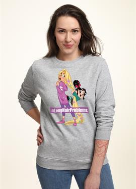 WRECK-IT RALPH 2 LONG HAIR RAPUNZEL VANELLOPE - толстовка