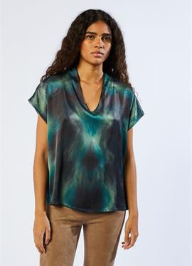 Шорты SLEEVED в TYE AND DYE STRETCH - блузка