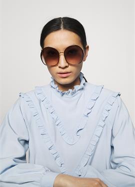 IRENE OVERSIZED ROUND METAL SUNGLSSES - солнцезащитные очки