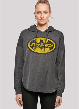DC COMICS BATMAN JAPANESE LOGO GELB - пуловер с капюшоном