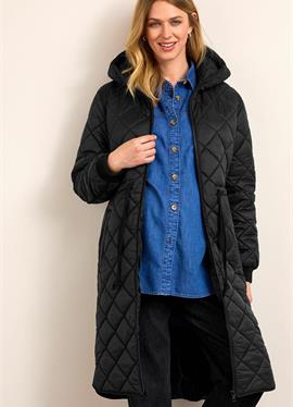 MATERNITY LONGLINE QUILTED BOMBER куртка WITH HOOD - зимнее пальто