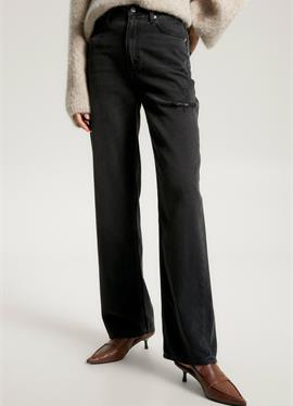 HIGH RISE RELAXED STRAIGHT - Flared джинсы